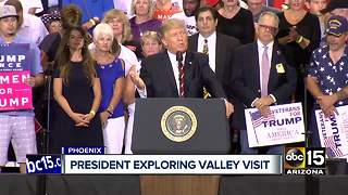 President Trump considering Phoenix visit in September