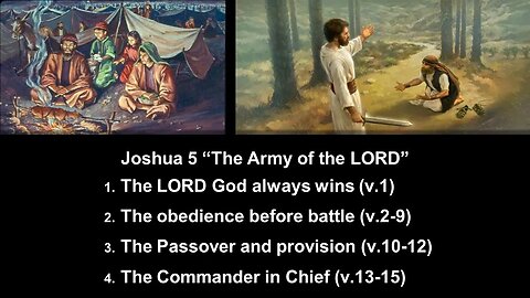 Joshua 5 “The Army of the LORD” - Calvary Chapel Fergus Falls