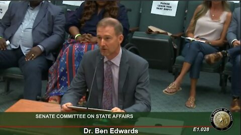 TEXAS MEDICAL DOCTOR BEN EDWARDS GIVES BEST VACCINE TESTIMONY EVER