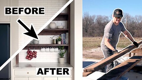 He turned $40 of Sawmill Scraps into This! | DIY Kitchen Upgrade