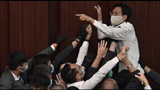 Seven Chinese pro-democratic lawmakers arrested in Hong Kong