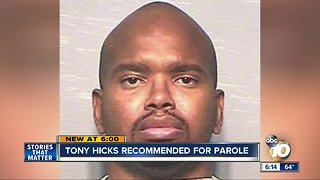 Tony Hicks granted parole