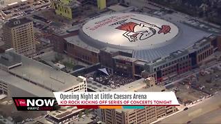 Opening night of Little Caesars Arena