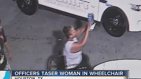 Officers tase woman in wheelchair and its caught on camera