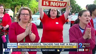 Harford County residents rally for more education spending