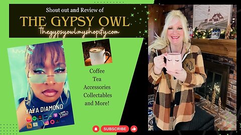 It's coffee time! Good Morning with The Gypsy Owl coffee or Tea
