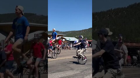 Unicycle fun on 4th of July weekend - #unicycle