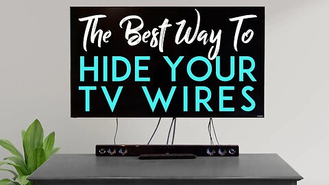 The Best Way to Hide Your TV Wires - echogear In Wall Cable Management Kit
