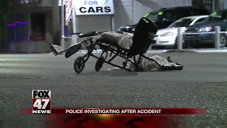 Alcohol involved in accident involving wheelchair