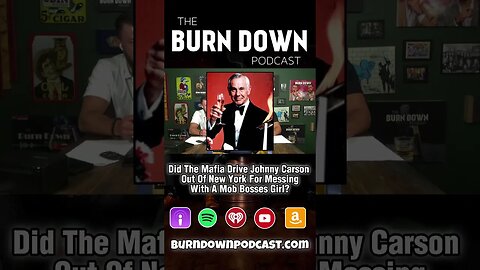 A crazy story about Johnny Carson and the mafia! #theburndownpodcast #podcast #johnnycarson #mafia