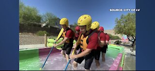Las Vegas firefighters train for swift water rescues at Wet 'n' Wild water park