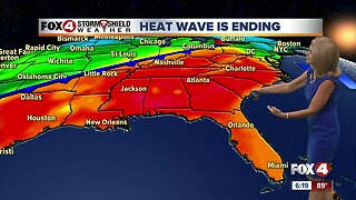 Slim chances for rain through the weekend