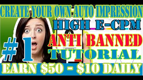 Create your own Start App Self Click Auto Impression Anti Banned High ECPM Tutorial #1