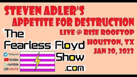NIGHT TRAIN: Steven Adler's Appetite for Destruction Live @ RISE Rooftop Houston, TX 01/20/2023