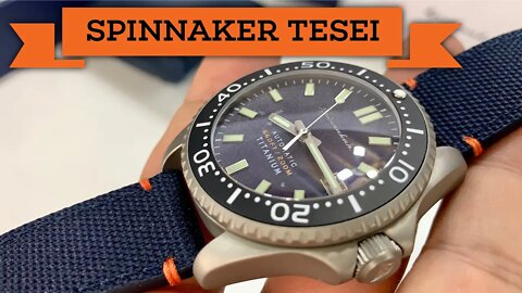 The New Tesei Automatic Titanium Spinnaker Divers Watch Review TESEI SP-5061-02
