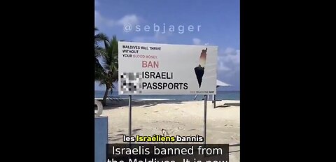 Breaking News: Israeli Banned from Entering Maldives │WarMonitor