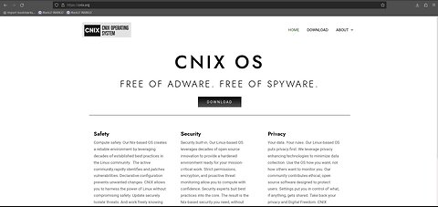 CNIX OS is here! | Let's install this brand new Operating System