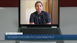 Students share challenges & emotions on first day of virtual learning this school year
