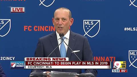 MLS announces FC Cincinnati as expansion team