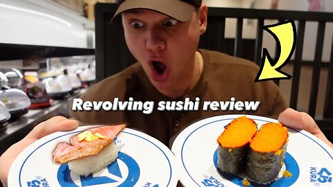 SUSHI ON A CONVEYOR BELT? 🍣 | Kura Revolving Sushi Bar