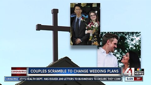 Coronavirus alters wedding plans for couples in the metro