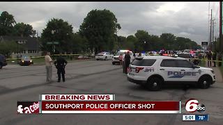 Southport police officer shot