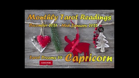 Capricorn! Mid December 2021-Mid January 2022 - [ Get Ready , Big Secret Reveal !! ]
