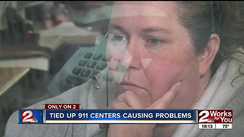 Clogged 911 lines nightmare for dispatchers