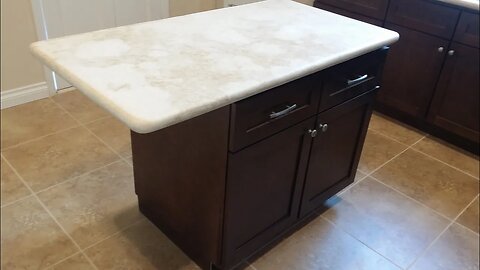 Kitchen Island Installation - QUICK AND EASY - DIY