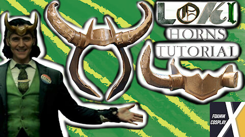 LOKI & SYLVIE'S HORNS: "Loki" Foam Cosplay Tutorial