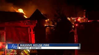 Fire Chief: House is 'total loss' after 3-alarm fire in Grafton