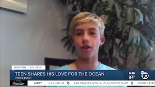 Teen shares his love for the ocean