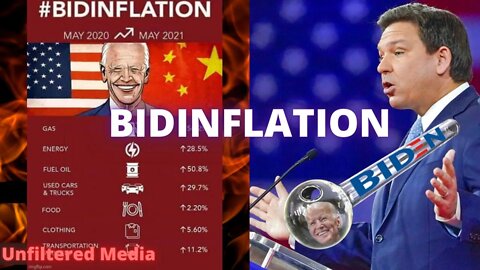 Ron DeSantis DESTROYS Joe Biden for #Bidinflation, Soaring Gas Prices, and Historic INFLATION!