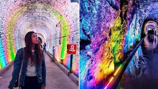 Ce tunnel illuminé à 2h15 de Montréal est le «road trip» en amoureux à faire cet automne