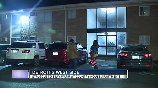 Residents struggling to stay warm at Detroit apartments without heat