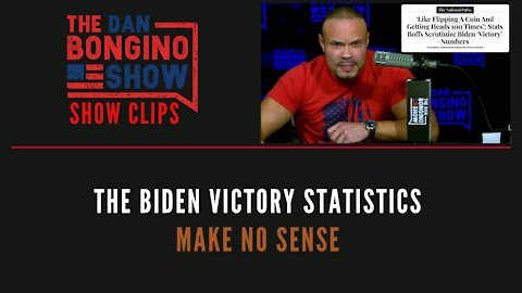 The Biden Victory Statistics Make No Sense - Dan Bongino Show Clips
