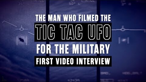 The man who FILMED the TIC TAC UFO speaks on camera for the first time