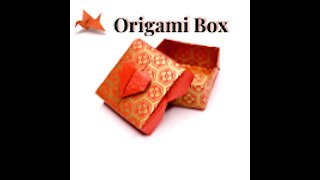 How to make origami box- Heart origami box