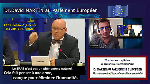 Le Dr. David MARTIN au Parlement Européen "fait le "buzz" ! Louis Fouché y était... (Hd 720)