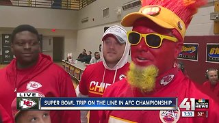 Fans can't contain excitement about AFC Championship