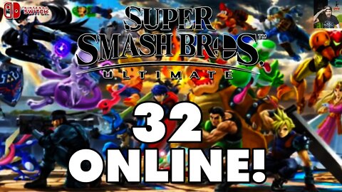 Smash Bros Ultimate - 32 Players Online! (According to Japanese Pamphlet)