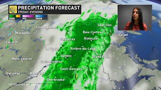 Quebec washout underway as storm boundary sets up