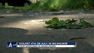 Four shootings in seven hours in Milwaukee