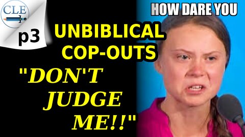 Unbiblical Cop-Outs: "Don't Judge Me!" p3 | 2-27-22 [creationliberty.com]