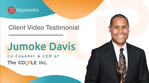 Client Video Testimonial | Algoworks Review by Jumoke Davis, Co-Founder & CEO of The CoupleUp Inc