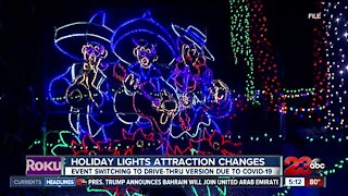 CALM HolidayLights attraction changes