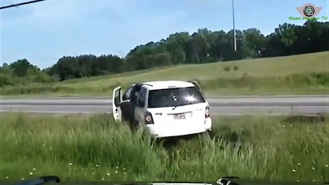 POLICE CHASE: Car stolen ends in ditch