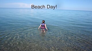 Beach Day in Michigan