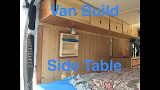 Van Build Bed Side Table