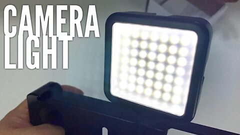 Cheapest Dimmable LED Camera Video Light Review